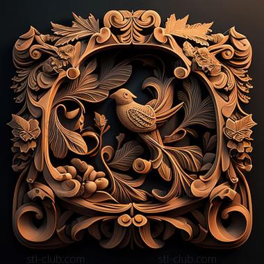 3D model st ornate (STL)